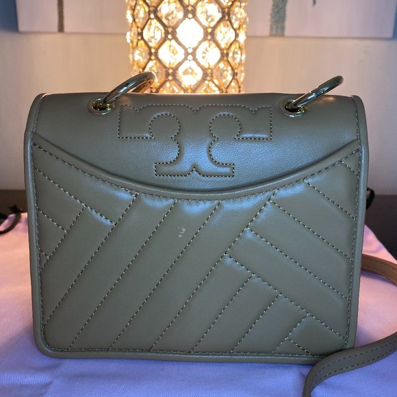 Tory Burch Alexa Vachetta Mini Shoulder Bag ✨NWOT✨ - Picture 1 of 13